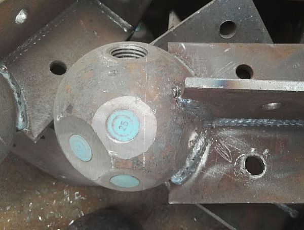 阿里螺栓球球塞，网架配件