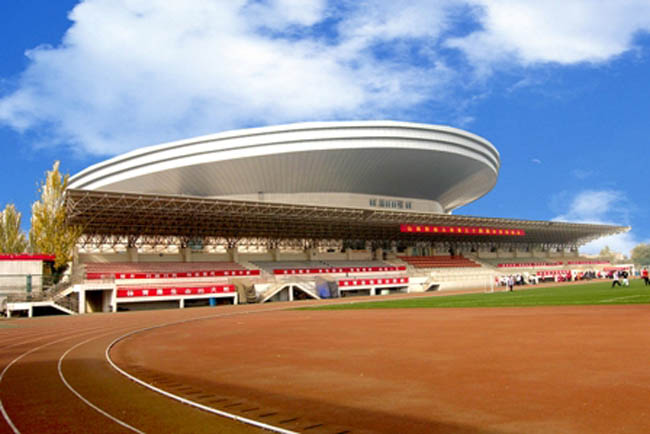 阿里体育场看台网架工程